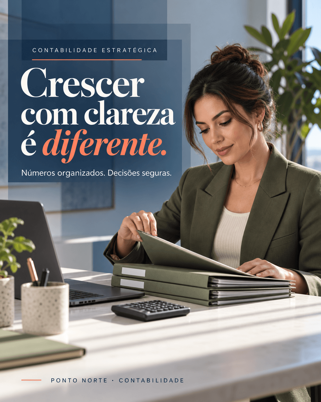 Exemplo de post do acervo MinyLab: Contabilidade · comunicação clara