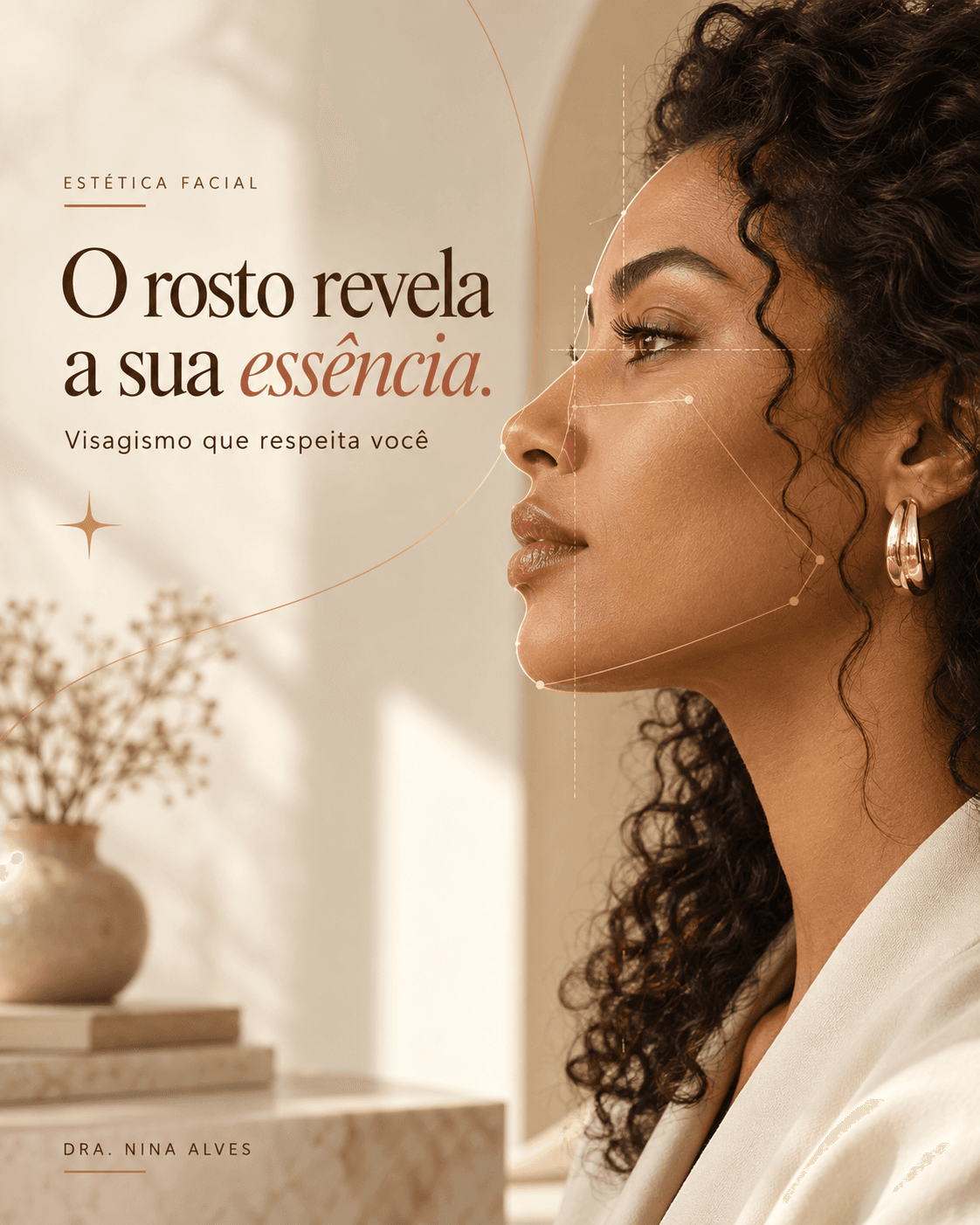 Exemplo de post do acervo MinyLab: Estética · visagismo