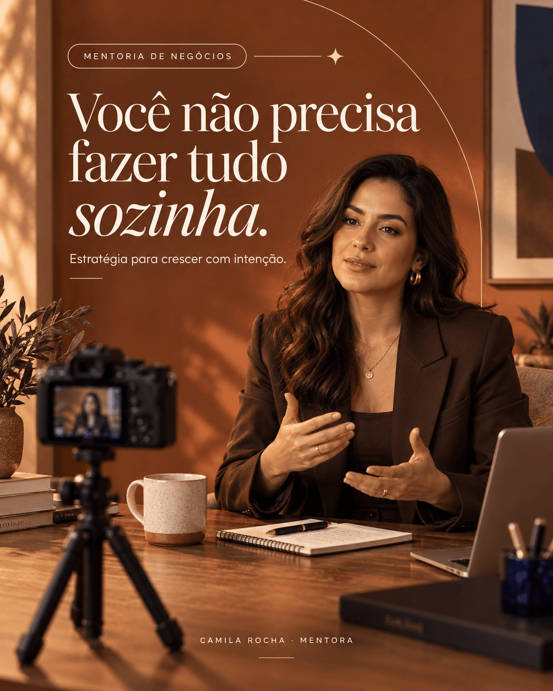 Exemplo de post do acervo MinyLab: Mentoria · posicionamento