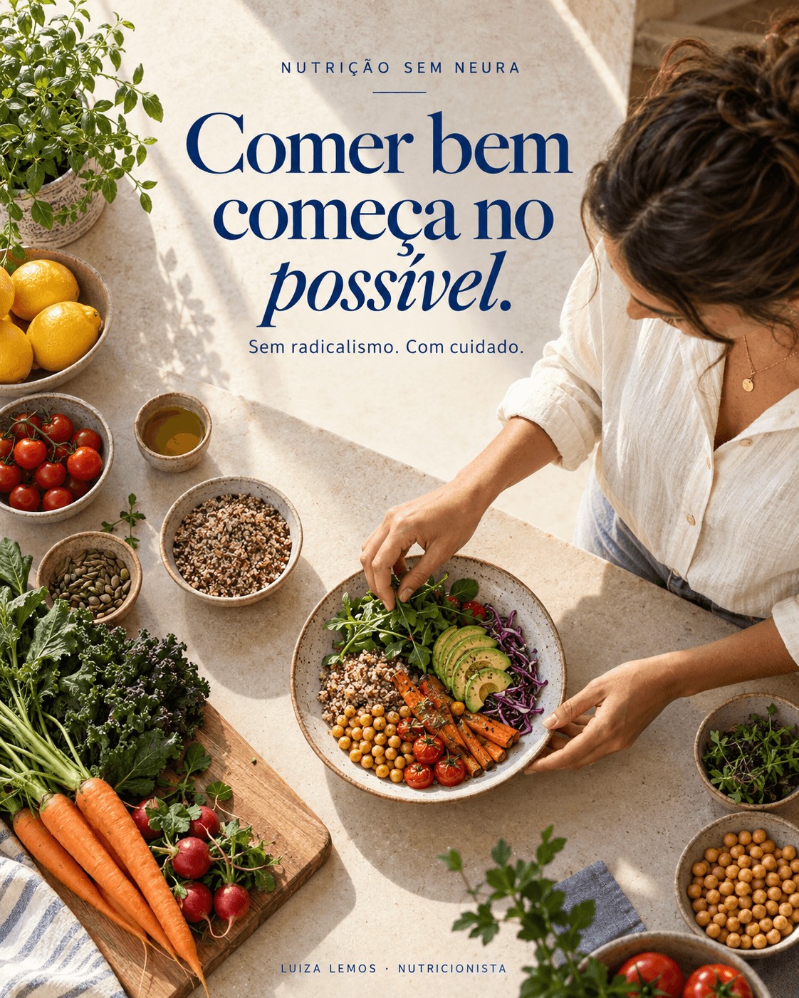 Exemplo de post do acervo MinyLab: Nutrição · rotina alimentar